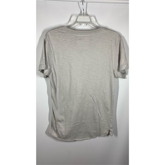 Five Four Women's Pullover Crew Neck Short Sleeve T-Shirt Gray Size Medium - Picture 3 of 5